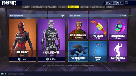 For a list of ALL Fortnite Battle Royale Skins including from the Battle Pass and other sources, see ALL SKINS. . Fortnite item shop tomorrow